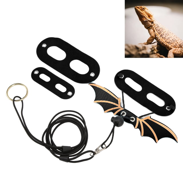 Adjustable Lizard Leash Bearded Dragon Harness Soft, Cute Design For Reptiles, Protects Skin, Durable Nylon Rope, Perfect For Pet Parties And Birthdays
