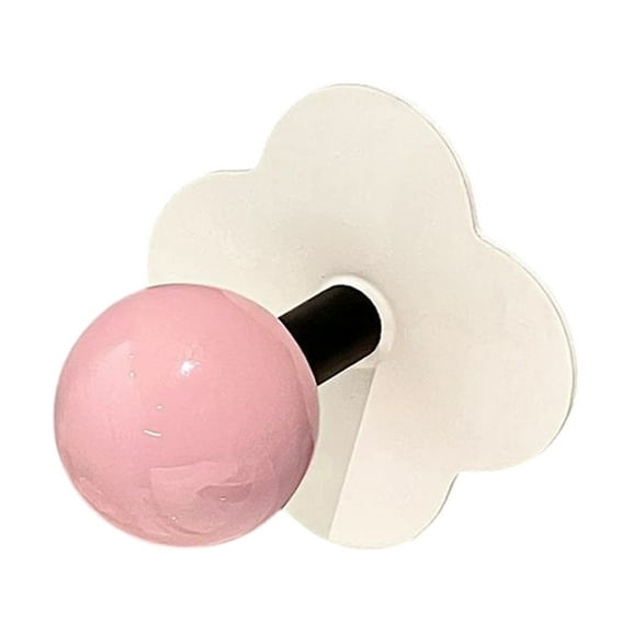 STPToys Wall Towel Hooks,Heavy Duty Wall Hooks for Hanging Coat,Clothes,Closet Hook Wall Mount for Kitchen Bathroom Shower Storage & Organization - Pink