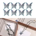 thumbnail image 2 of 20x Multicolor Butterfly Loose Beads for Jewelry Making Necklace Decorations, 2 of 19
