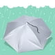 thumbnail image 4 of Paraguas plegable de 77 cm con protección solar, resistente al viento y montado en la cabeza (azul plateado), 4 of 9