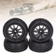 thumbnail image 5 of Llantas De Plástico Neumáticos De Goma, Mejor Agarre Flexible Durable RC Juego De Neumáticos Amortiguación Fuerte Hexagonal De 12 Mm Para Reemplazo ANGGREK Otros, 5 of 8