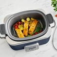 thumbnail image 3 of GreenPan 6-Quart, 14-in-1 Slow Cooker, Family Size, Ceramic Nonstick, Dishwasher Safe Parts, Oxford Blue, 3 of 11