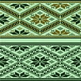 thumbnail image 1 of Ahgly Company Machine Washable Indoor Square Transitional Light Green Area Rugs, 6' Square, 1 of 7