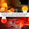 thumbnail image 6 of Amber and 625nm Red Light Bulbs 25-40W Equivalent, 1800k Amber Sleep Light Bulb, 3W 300lm, E26 Base for Bedroom Healthy Sleep Porch Party Holiday Lighting, Non-Dimmable(1 Amber+1 Red), 6 of 7