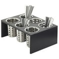 thumbnail image 3 of Cal-Mil Midnight Collection Bamboo 6 Hole Cylinder Display - 16"L x 11"W x 6"H, 3 of 4