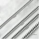 thumbnail image 5 of de cadena de eslabones cubanos de para hombre de 4 piezas, chapada en roca para niños, 5 of 9
