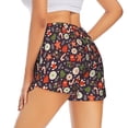 thumbnail image 3 of Haiem Winter Holiday Christmas Women's 2 in 1 Running Shorts - Lightweight Athletic Workout Gym Yoga Breathable Sports Shorts Liner with Phone Pockets-Medium, 3 of 9