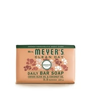 (3 pack) (3 pack) Mrs. Meyer's Daily bar soap, Geranium, 5.3 Oz