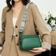 thumbnail image 1 of Bolso bandolera de cuero genuino Moda Mujer Bolso de hombro Casual para el trabajo (Verde), 1 of 8