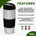thumbnail image 2 of Color Grip Tumblers 16 oz. Set of 10, Bulk Pack - Perfect for Smoothies, Iced Coffee, Soda, Other Hot & Cold Beverages - Black, 2 of 5