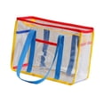 thumbnail image 1 of Bolso de mano transparente jinwen gran capacidad para mujer natación gimnasio eventos deportivos, 1 of 8