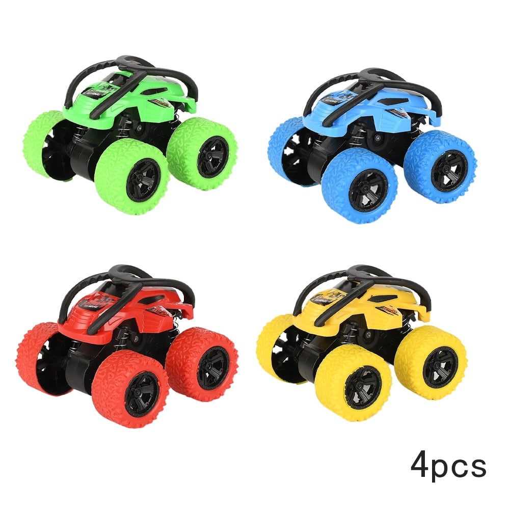 KYAIGUO Toddler off Road Car Toys 4PCS Remote Control Truck Toys Kids Learning Toys Crawler Vehicle Truck Toy for Boys