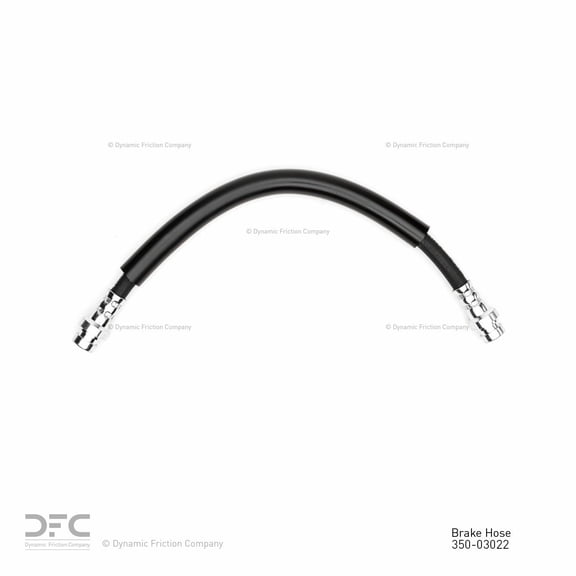 Front Upper Dynamic Friction Company Brake Line Hose 350-03022 For 1990-1994 Mitsubishi Precis, 1991-1994 Hyundai Excel, 1991-1995 Hyundai Scoupe