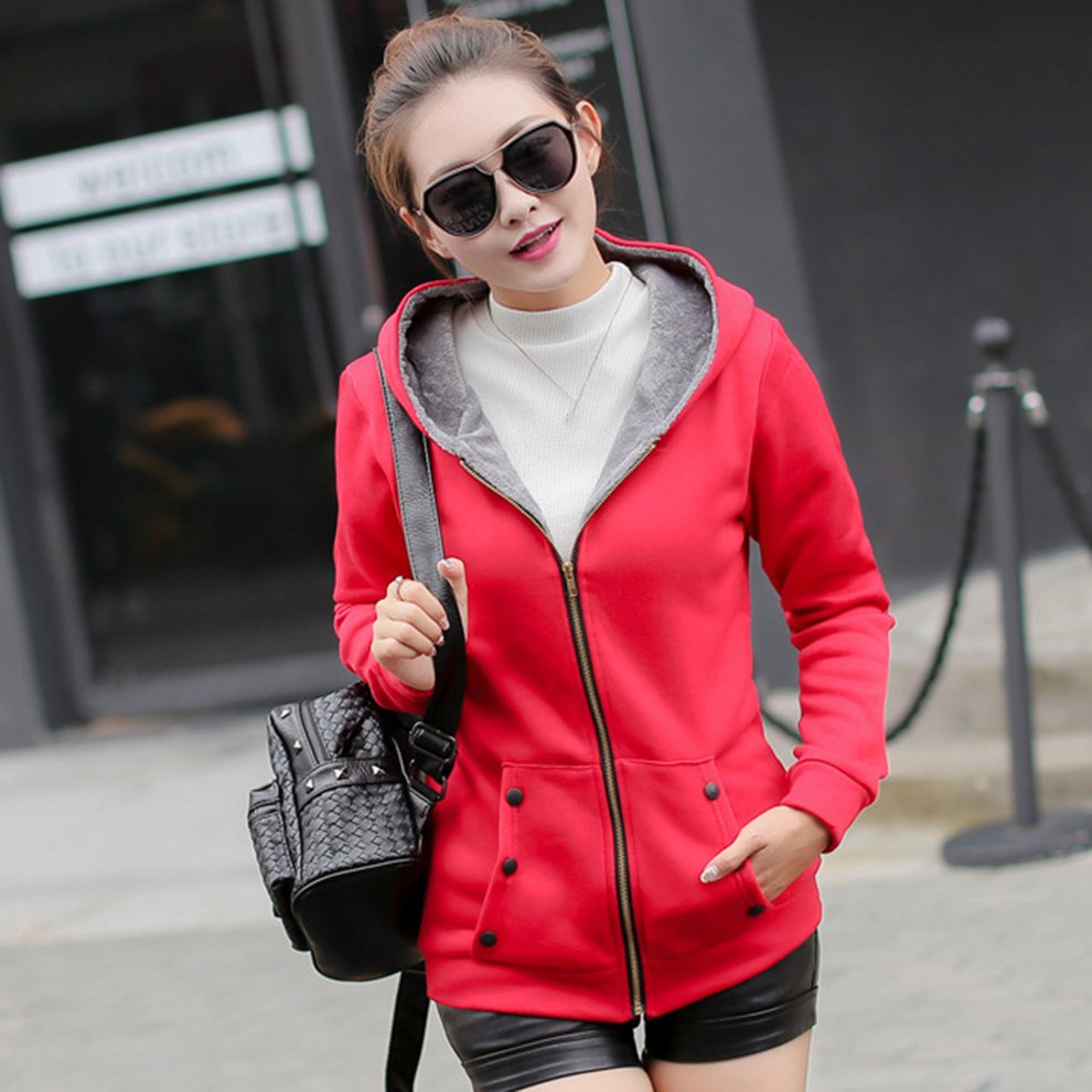 Hooded Long Sleeve Cardigan Fashion 