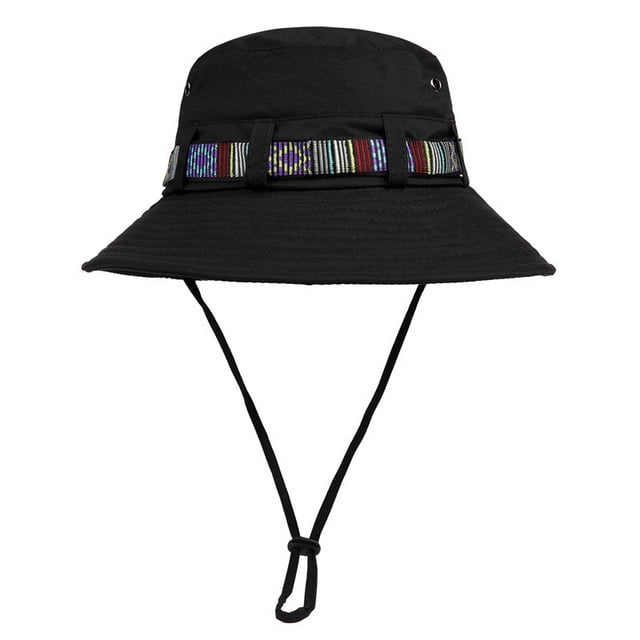Sombreros de Sol para Mujeres Vintage Estilo Occidental Sombrero de Sol Protector Solar Respirable Sombrero de Cuerda Ajustable