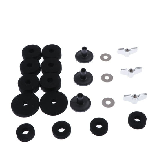 Fieltros para Platillos de Lana Negra Sunnimix Accesorios de piezas de repuesto de batería
