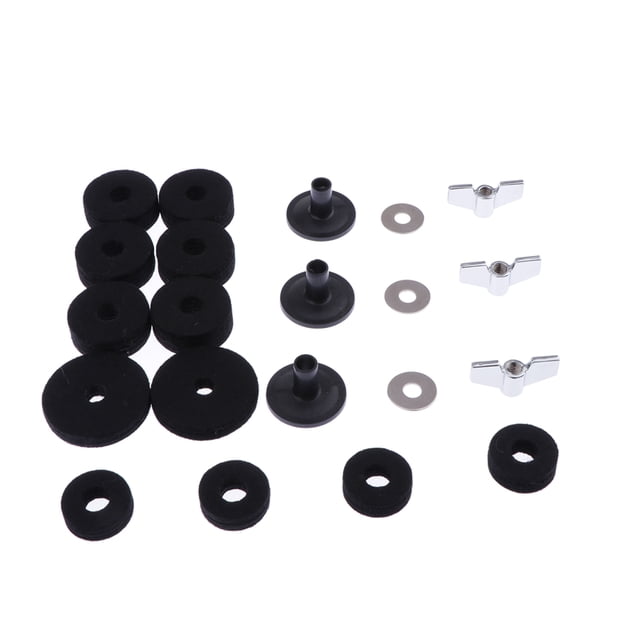 Fieltros para Platillos de Lana Negra Sunnimix Accesorios de piezas de repuesto de batería