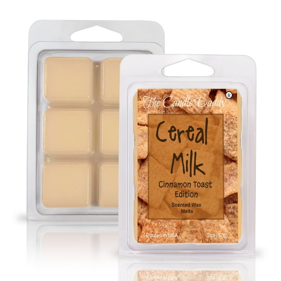 Cereal Milk - Cinnamon Toast Version Scented Wax Melt - 1 Pack - 2 Ounces - 6 Cubes