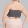 thumbnail image 4 of Vrotazzy Plus Size Front Closure Push Up Wireless Bra Racerback Bandeau Shirt Bust Seamless Daily Comfort, 4 of 7