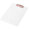 thumbnail image 1 of fastboy Portable Clipboard A4 Multifunctional Stationery for Memo A4 Paper Notes Matte Gold Transparent RoseGold, 1 of 1
