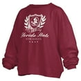 thumbnail image 2 of Women's Pressbox Garnet Florida State Seminoles Big Aug Script Janice Oversized Pullover Sweatshirt, 2 of 3
