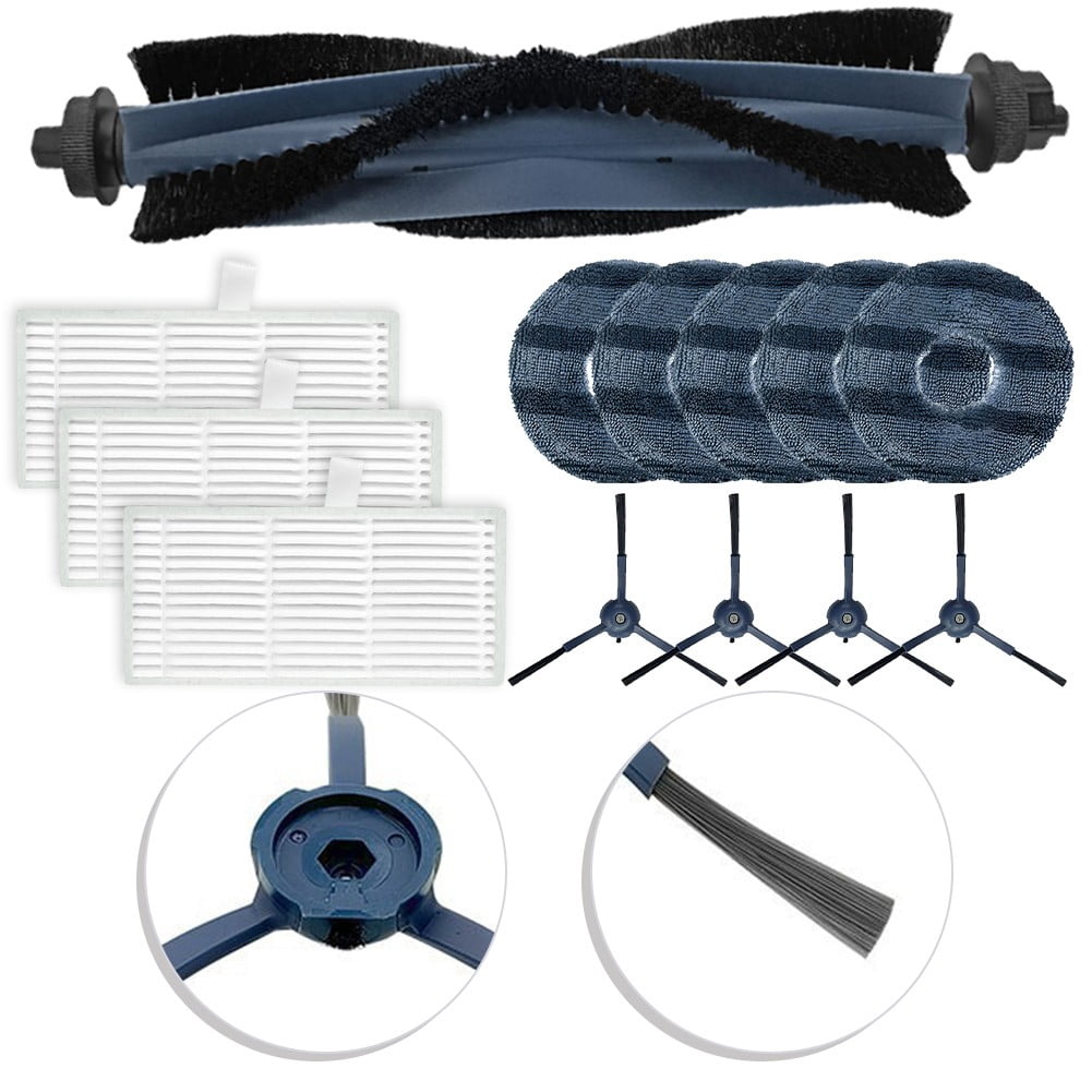 Accessory Kit For Eufy Robot Vacuum For Omni C20 Side Brush Washable Filters