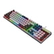 thumbnail image 1 of mecánico para juegos, 104 teclas, función multimedia con retroiluminación LED RGB USB con cable, Plug para PC, computadora, gris negro CUTICAT Teclado para juegos, 1 of 7