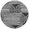 thumbnail image 2 of Addison Rugs Chantille Indoor/Outdoor Contemporary Art Deco Black Washable Round Rug, 8' x 8', 2 of 6