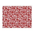 thumbnail image 4 of KLL Hearts Print Fleece Throw Blanket, Horizontal Fleece Bedding Cute Soft Blankets Comfy Fleece Flannel Plush Home Decor for Couch & Bed -, 4 of 9