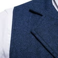 thumbnail image 5 of Munlar Coats For Women,Men's Herringbone Tweed Suit Vest Vintage Lapel Vest Men's Coat, 5 of 9