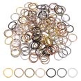 thumbnail image 1 of Uxcell 200 Pcs Anillas de Salto Abiertas, Anillo de Metal Dividido de 16mm, Conector de Anillo de 1.5mm de Grosor para Hacer Joyería DIY, Collares, Pulseras, Aretes, Manualidades, Color Mezclado, 1 of 6