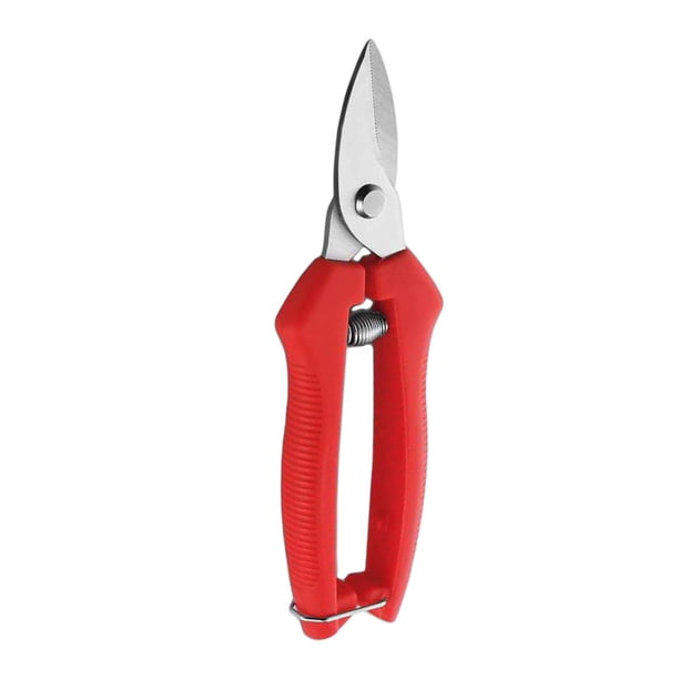 Tijeras para recoger frutas con funda protectora, multiusos, afiladas, para podar el jardín. Cabeza redonda