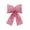 Pink, variant on EazyTech Sequined Christmas Glitter Bow Ornaments for Tree Window Wreath Wall Holiday Decorations Gift 1PC