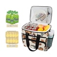thumbnail image 2 of FORMRS Insulated Cooler Bag 24 Cans Capacity Soft Leakproof Lunch Box with Side Pockets, Fall Leaves, 2 of 7
