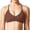 Coffee, variant on Women Wireless Bra Seamless Smooth Comfort Wirefree T Shirt Bra Red S