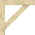 thumbnail image 3 of Ekena Millwork 8"W x 44"D x 44"H Traditional Block Rough Sawn Bracket w/ Offset Brace, Douglas Fir, 3 of 25