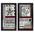 thumbnail image 2 of Set Of Two Family Wisdom Cherish The Small Things Black Framed Print Wall Art, 2 of 3