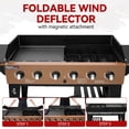 thumbnail image 4 of Royal Gourmet GD601Y 6-Burner Gas Grill and Griddle Combo, 2-in-1 Large Cooking Capacity Propane Grill & Griddle for Back Yard, Garden, Family Party, BBQ, Yellow, 4 of 11