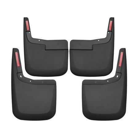 Husky Liners 58446 Custom Molded Mud Flaps Fit 15–20 F150 w/o OE Fender Flares – Front & Rear