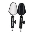 thumbnail image 2 of Dualoai Motorcycle Rear View Mirrors Handlebar Mount, Direct Replaces Folding, High Performance, Professional Repair 360 degree Adjustable, 2 of 7