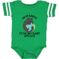 thumbnail image 3 of Inktastic Save Earth It's the Only Planet with Cats with Black Cat Boys or Girls Baby Bodysuit, 3 of 5