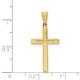 thumbnail image 2 of 14K Yellow Gold Charm Pendant Themed 21 mm 15 Solid Cross, 2 of 2