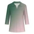 thumbnail image 5 of Women's Fall Blouses for Work Women's Tops Pleated Tops for Women 3/4 Length Sleeves Women's Blouses My Order Trending Gifts, 5 of 5