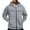 Gray, variant on Men's Tactical Hoodie Full Zip Up Long Sleeve Cargo Sweatshirt Stylish Military Jacket Athletic Tops with Chest Pocket