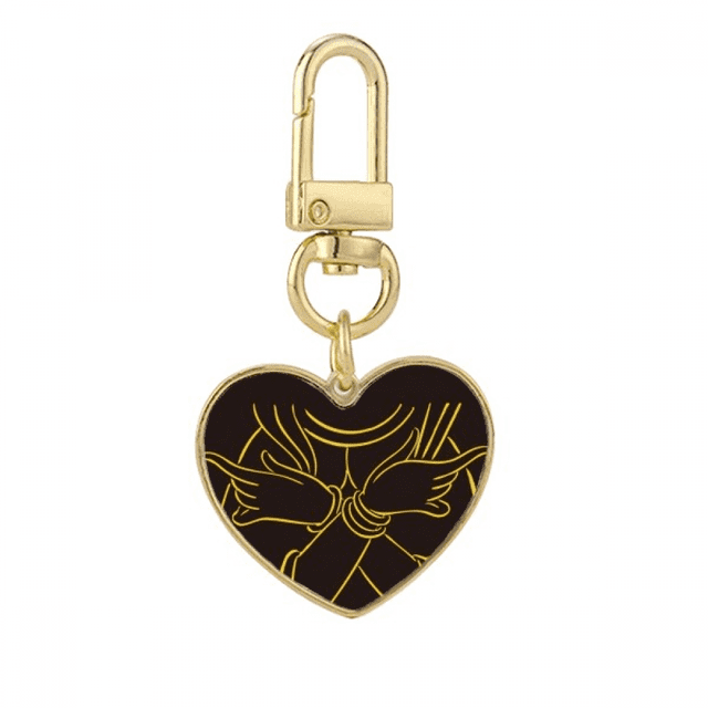 Culture Main Buste Motif Or Coeur Porte-Clés en Métal Porte-Clés