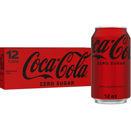 Coca-Cola Zero Sugar Soda 12oz Cans (Pack of 18)