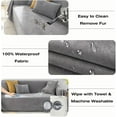 thumbnail image 5 of Yumcute Waterproof Sofa Covers for Dogs 100% Water Resistant Slipcover Furniture Protector for 3 Cushion Couch Thick Sectional Couch Covers Living Room Non-Slip, 5 of 18