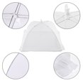 thumbnail image 2 of (Set of 4) Large Pop-Up Mesh Screen Food Cover Tents - Keep Out Flies, Bugs, Mosquitos - Reusable (17 x 17inches), 2 of 6