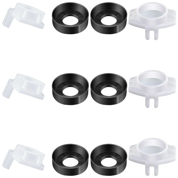 Bathtubs Spouts Diverter Repair Set Leakproof Fix Replacement Parts Portable Accessory for Shower Faucet Use 6pcs