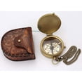 thumbnail image 6 of Rii Brand Brass Golden Color Engraved Compass with Leather Case Gift for Son, 6 of 6